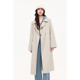 Shifanli white mid-length woolen coat for autumn women Eveli outlets store
