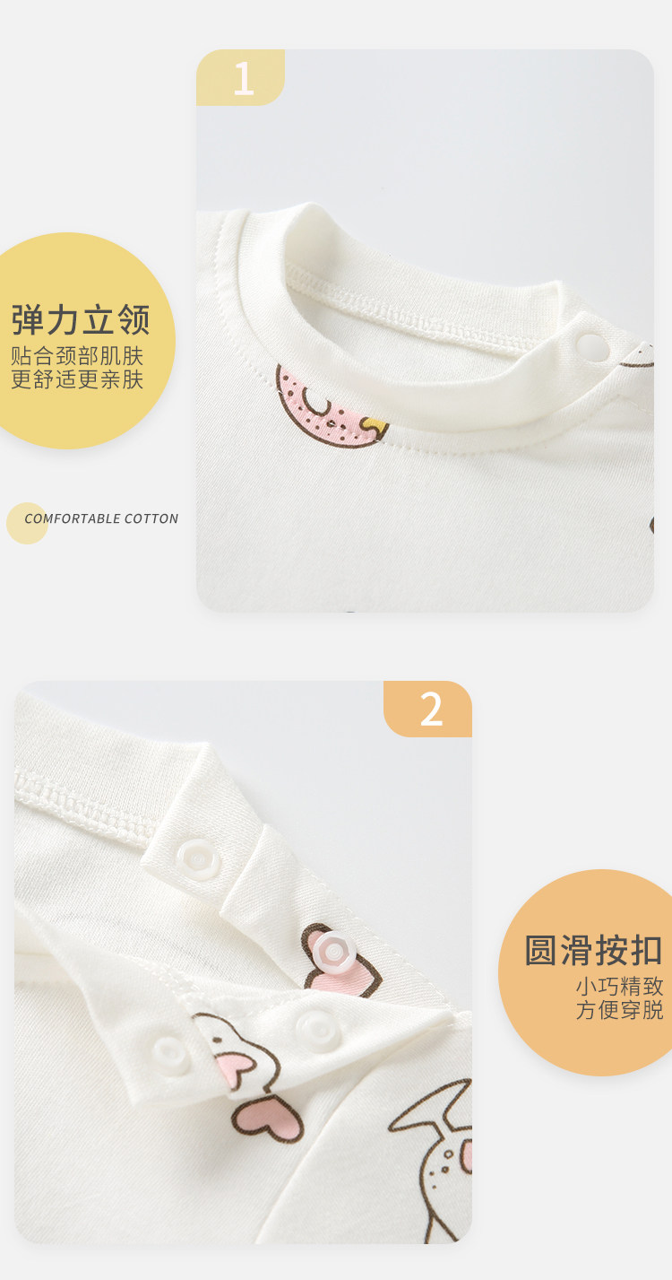 宝宝秋衣套装纯棉秋冬男全棉睡衣 迪尼队长内衣套装