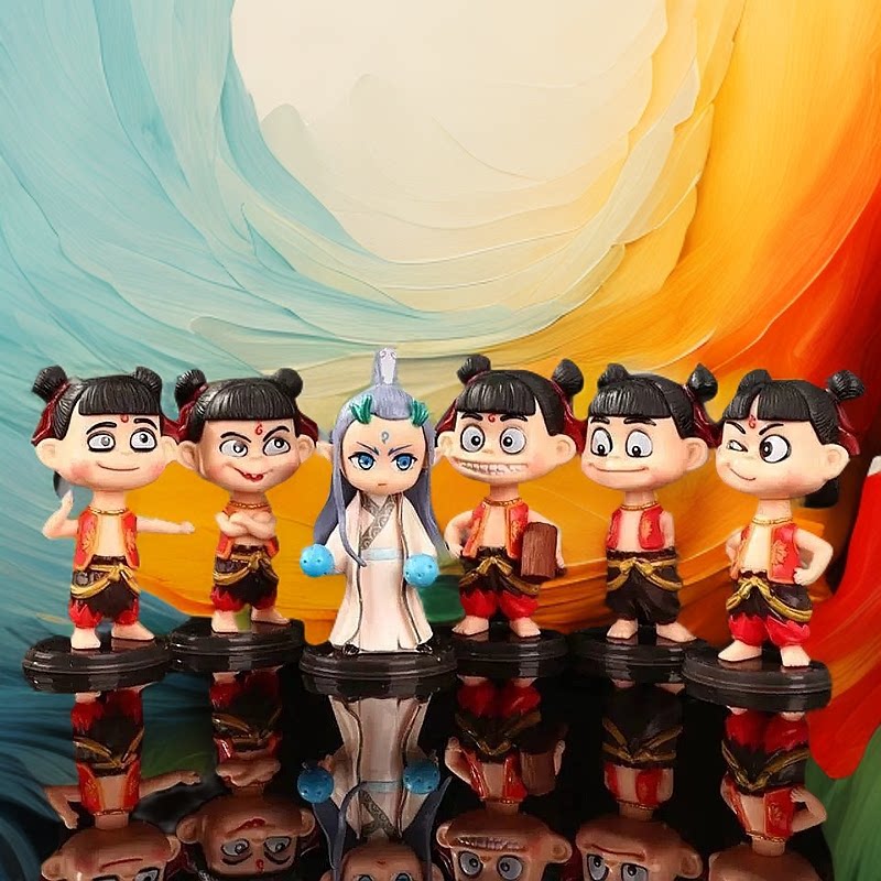 哪咤敖炳手办桌面摆件魔童降世公仔礼品生日礼物学生礼品汽车装饰