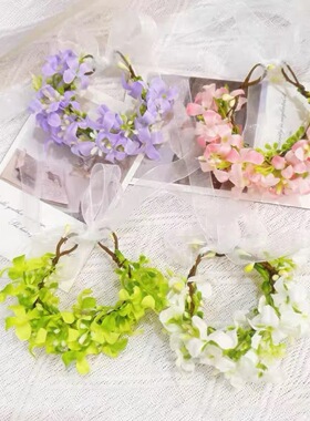 仿真丁香花拍照装饰儿童头饰