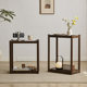 Zhenyifang all solid wood movable small side table coffee table