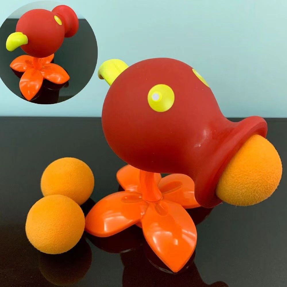 植物大战僵尸软胶电击蓝莓胡萝卜寒冰豌豆射手可弹射软弹散装玩具 - 图0