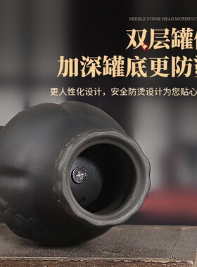 艾灸罐陶瓷头部头疗罐家用器具