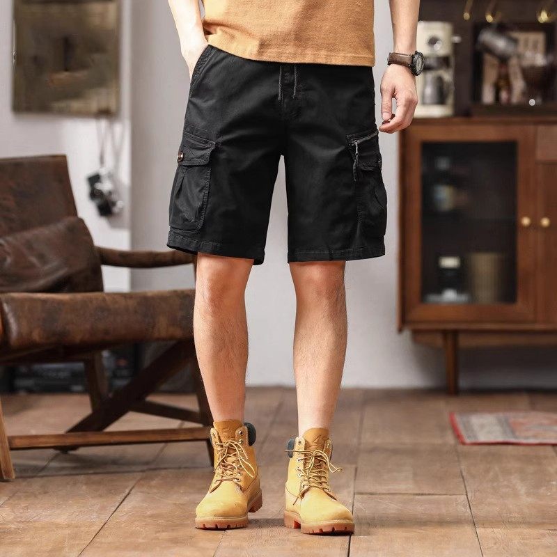日系机能风工装短裤男潮流百搭夏季宽松大码男装沙滩休闲五分裤子,淘宝优惠券,粉丝福利购,淘宝优惠卷