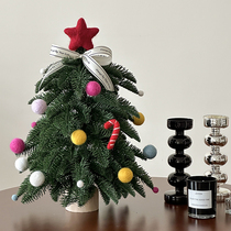 Christmas Decorations Diy Superior Luminous Mesh Red New Christmas Tree Home Decorative Package Pendulum wins