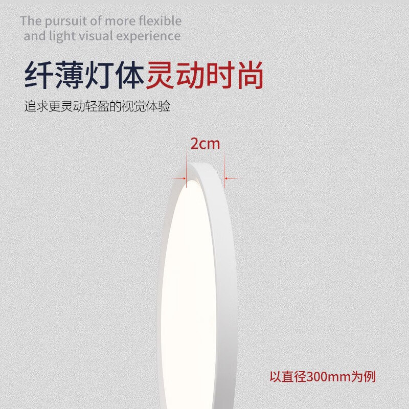 雷士照明led节能阳台卧室走廊过道书房灯圆形现代简约三防吸顶灯,淘宝优惠券,粉丝福利购,淘宝优惠卷