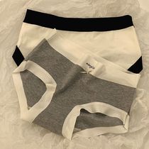 Tsuchu moving ~ Underpants woman mid-waist breathable No-marks-Triangle pants cool and beautiful softness ladies panties damp