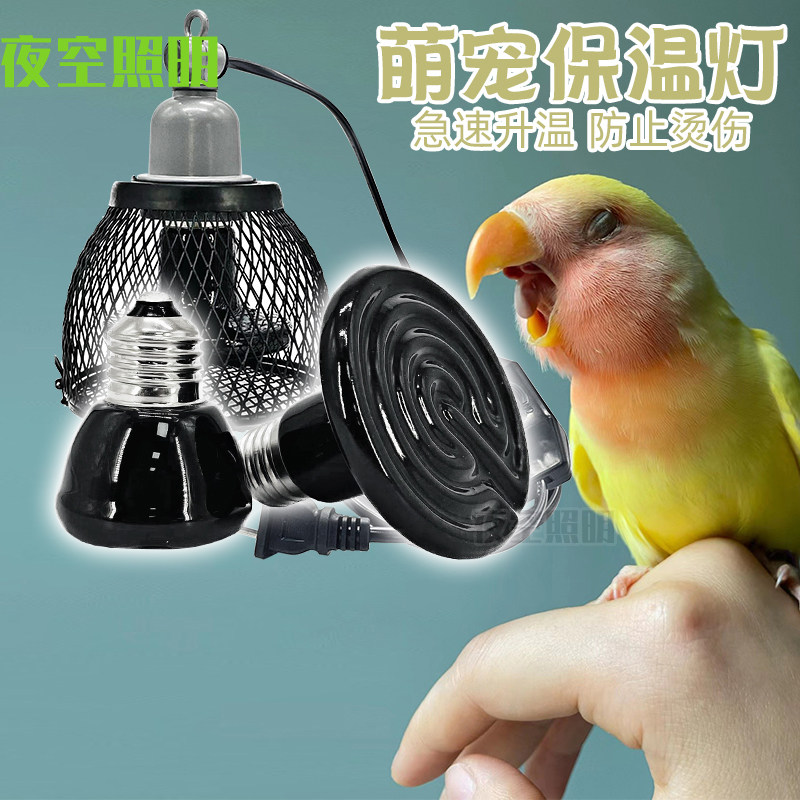 红外加热保温灯宠物用陶瓷取暖灯御寒保暖过冬神器猫狗爬宠芦丁鸡,淘宝优惠券,粉丝福利购,淘宝优惠卷