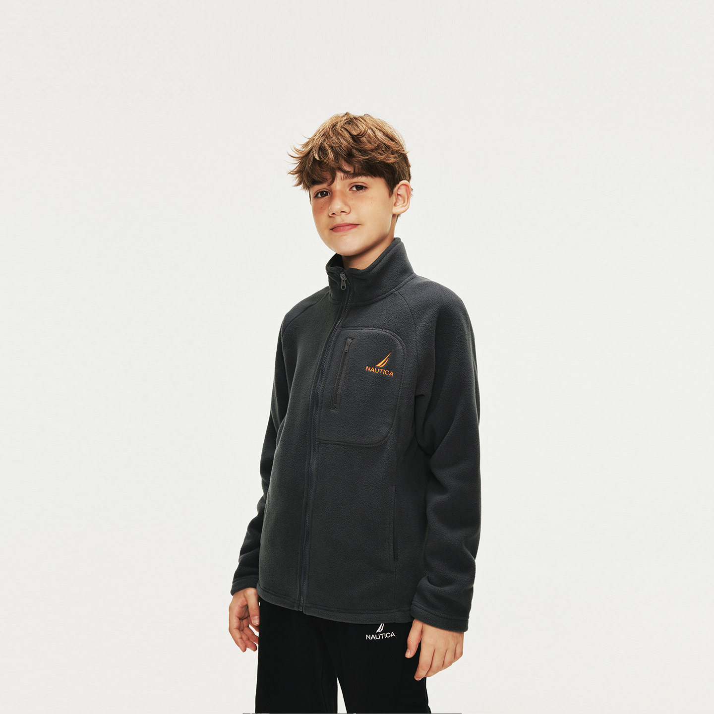 NAUTICA童装男童女童抓绒立领外套儿童春秋季摇粒绒外套,淘宝优惠券,粉丝福利购,淘宝优惠卷