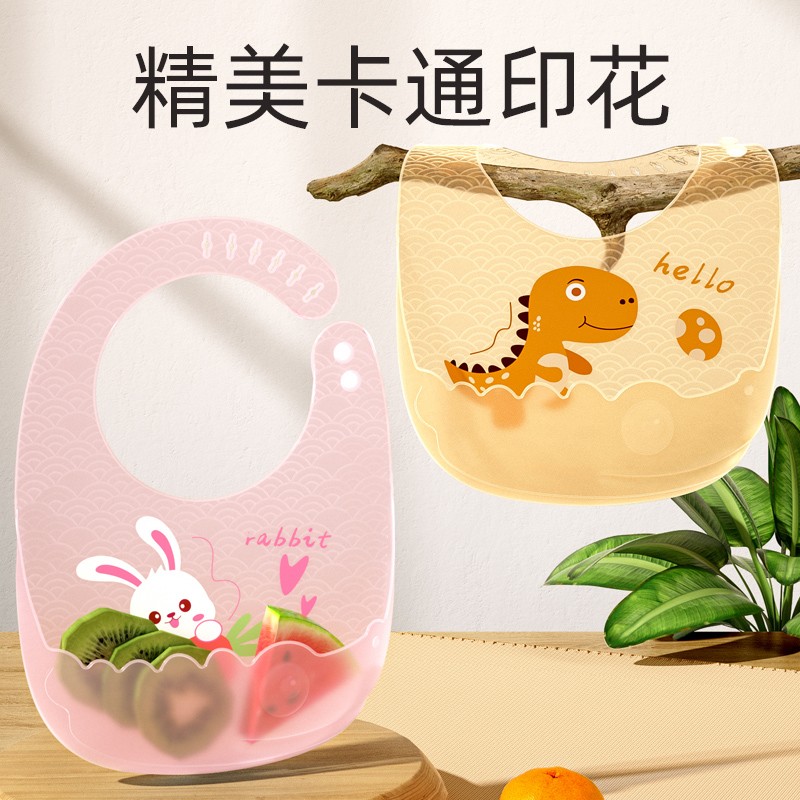 Master Hu silicone bib food bowl