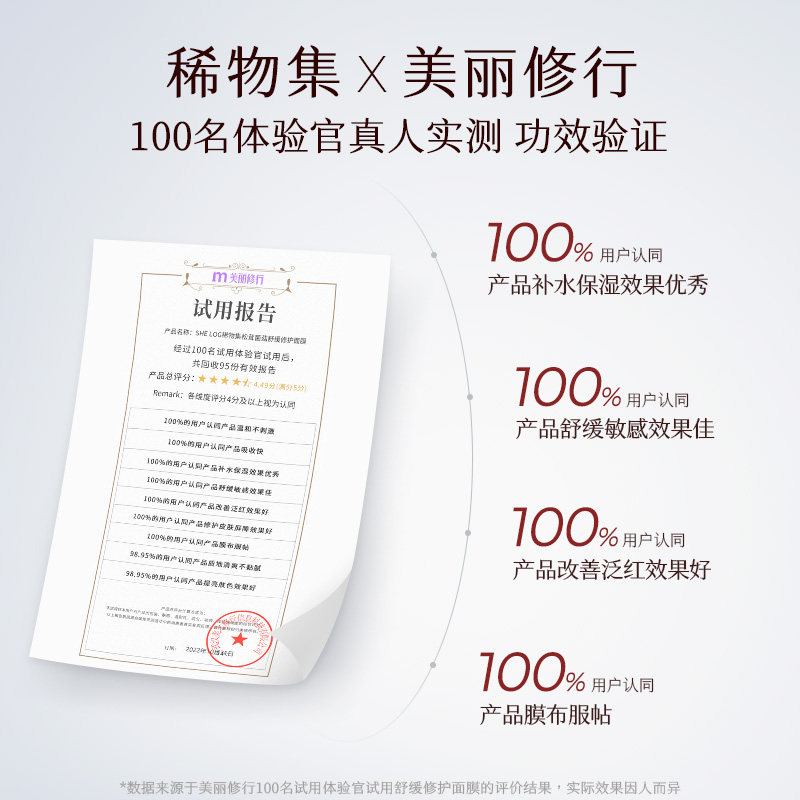 【丁真同款】稀物集松茸菌菇修护面膜 稀物集贴片面膜