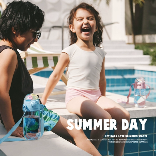 Детский летний безопасный стакан со стаканом для мальчиков и девочек