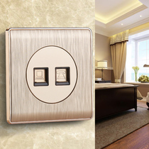 Bull 86 Type Concealed Home Light Point Switching Power Supply Socket Suit Computer Phone Wall Point Switch