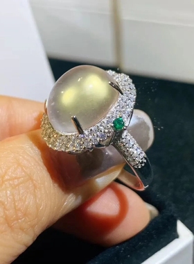 配钻石大颗粒蛋面时尚风水晶石