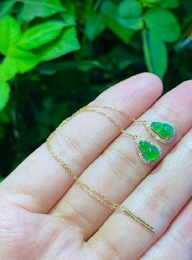 民族风s925银镀金镶嵌耳线玉髓