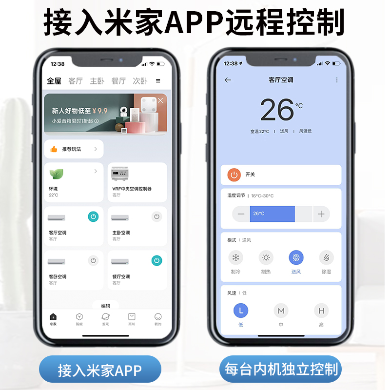 大金日立德姆瑞PTXZN中央空调智能远程VRF控制器适用米家HomeKit - 图1