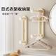 Clothes hanger storage tool without punching, household wall-mounted retractable storage rack wall clothes hanger storage rack