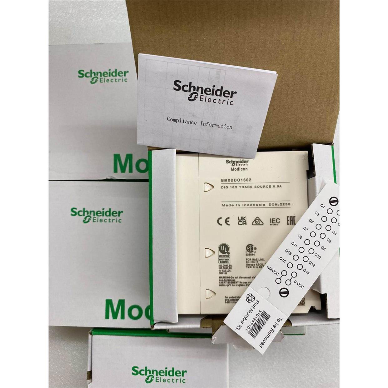 施耐德可编程控制器模块，型号BMXDDO1602，包原装全新 - 图0