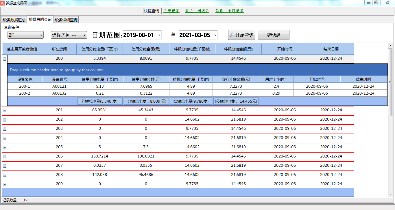 多品牌通用型多联机分户计费系统氟机计费系统-图3