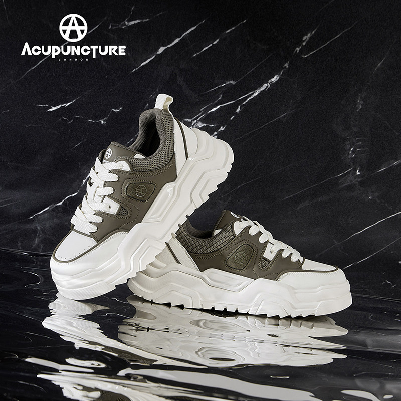 ACUPUNCTURE/爱克佩特圈A百搭厚底休闲板鞋2026春新品运动小白鞋,淘宝优惠券,粉丝福利购,淘宝优惠卷