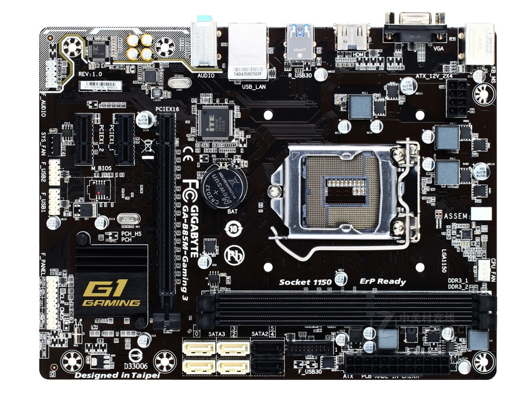 Gigabyte/技嘉 B85M Gaming 3 LGA1150 Micro ATX台式机主板 库存