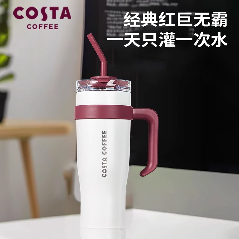 COSTA保温杯2025新款女高颜值316L不锈钢家用随身咖啡杯随行水杯+
