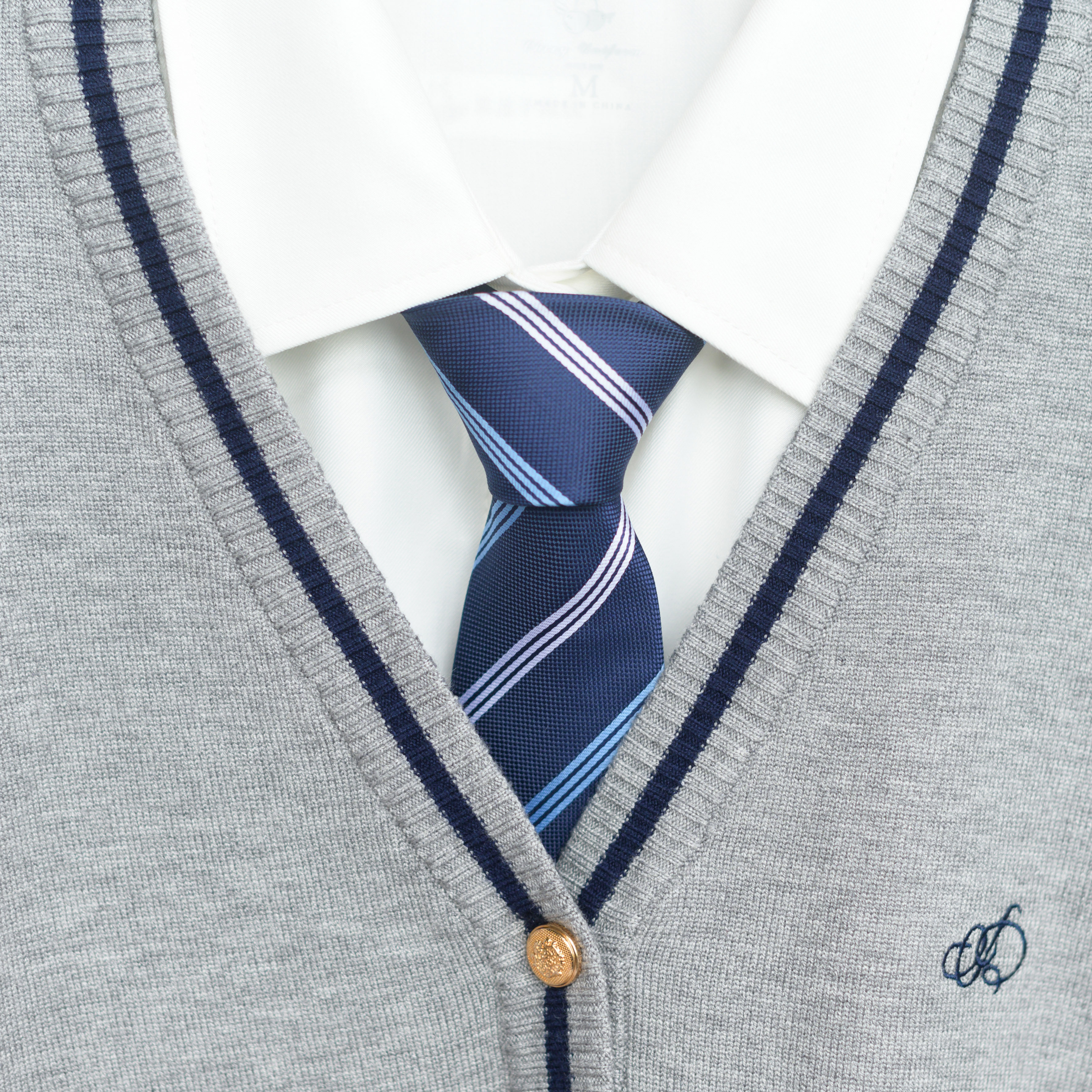 阿车家的大码jk西服衬衫搭配手打领带学院风日系条纹领带女,淘宝优惠券,粉丝福利购,淘宝优惠卷