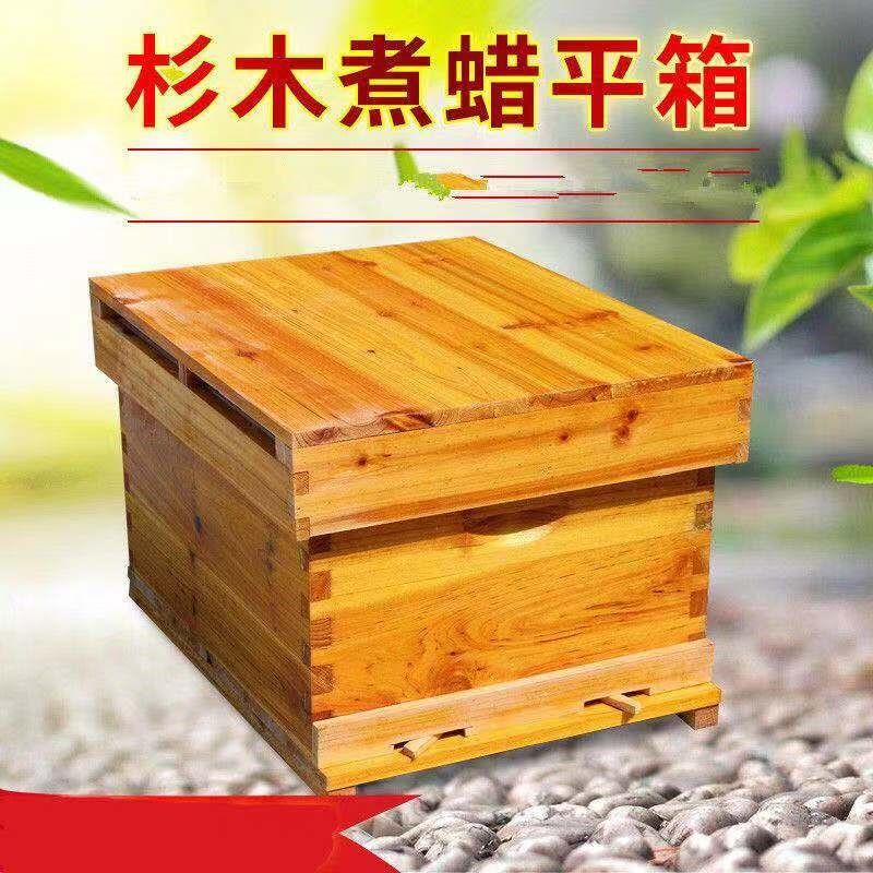 中蜂蜂箱标套i煮蜡峰蜂全杉木全准十框箱桶包邮蜂巢养蜂工具