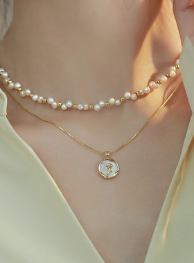 巴洛克珍珠项链女款2025新款爆款