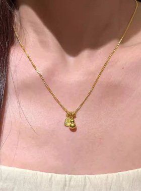 新中式葫芦吊坠项链女款2025新款