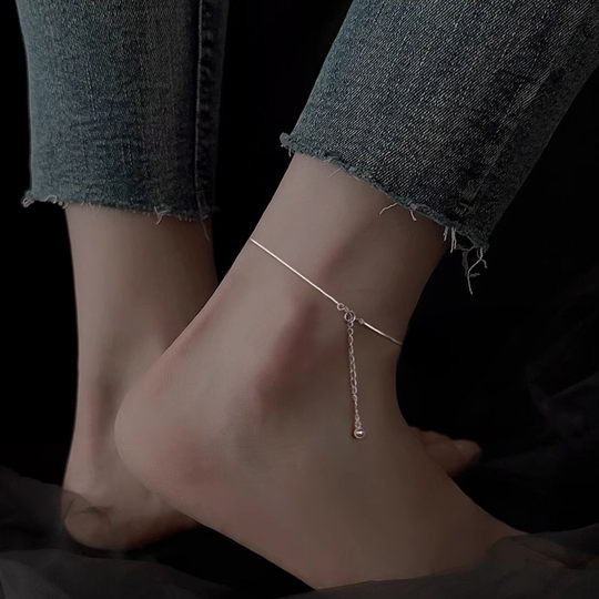 Simple and high-end stylish snake bone ankle chain