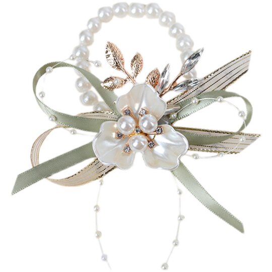 Ramillete de muñeca de novia de boda de césped de estilo occidental