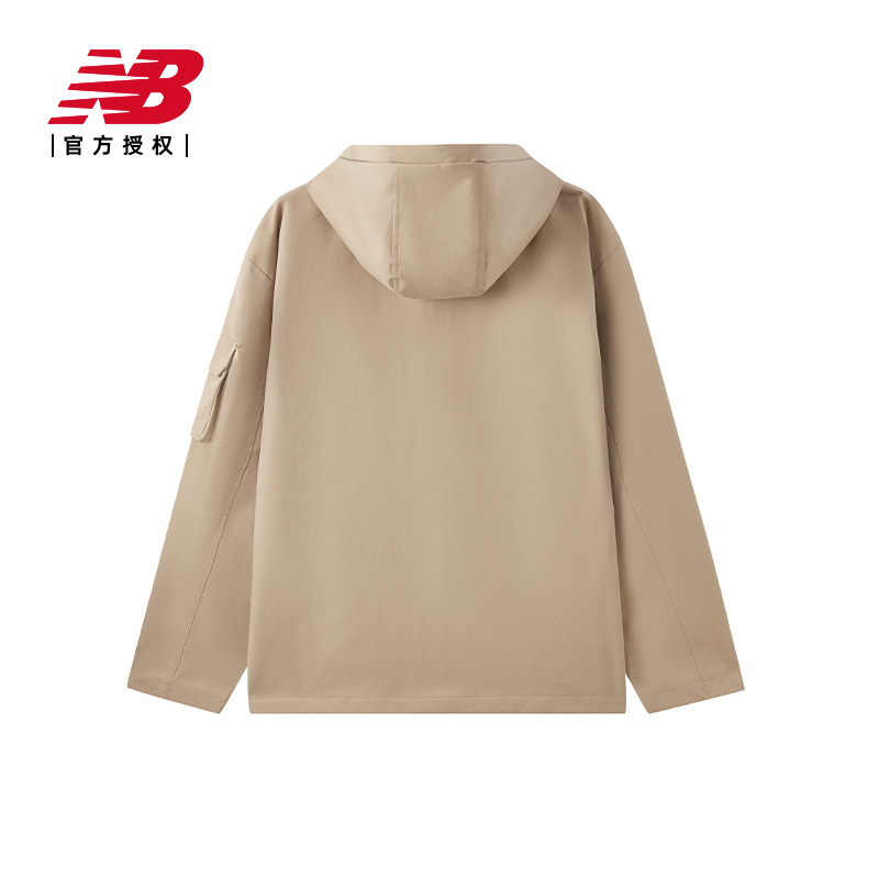 NB官方男款休闲连帽夹克外套AMJ51325 - 图0
