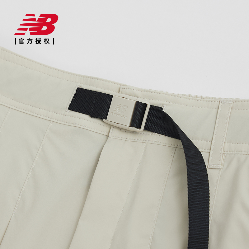 New Balance NB官方24新款女舒适简约百搭休闲运动短裤AWS42305 - 图1