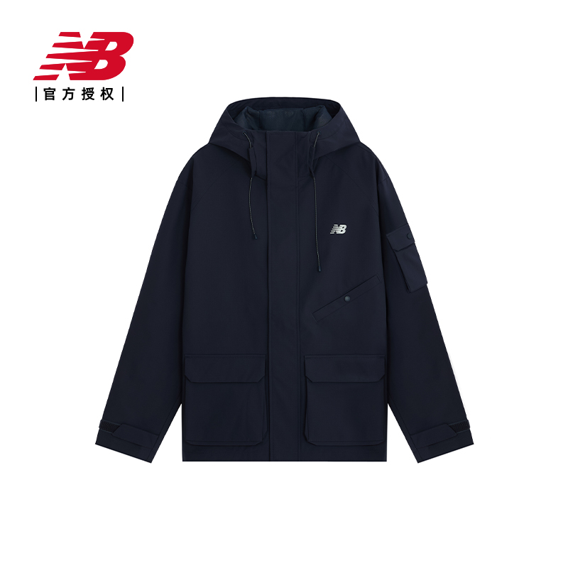 New Balance NB官方正品24男款复古百搭梭织外套AMJ41328 - 图1