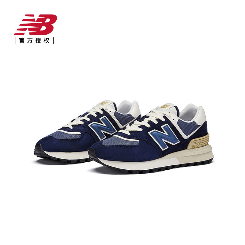 New Balance NB官方正品男女情侣复古藏青色休闲运动鞋U574LGBB - 图2