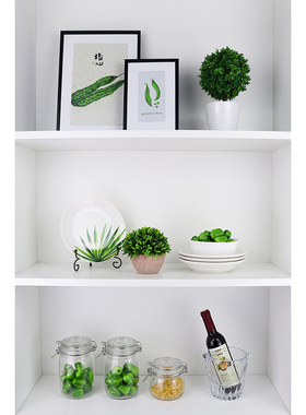 样板间厨房摆件组合展厅吊柜装饰