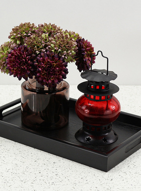 样板房卧室飘窗摆件客厅茶几饰品