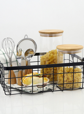 铁艺镂空收纳篓瓷砖展厅厨房饰品