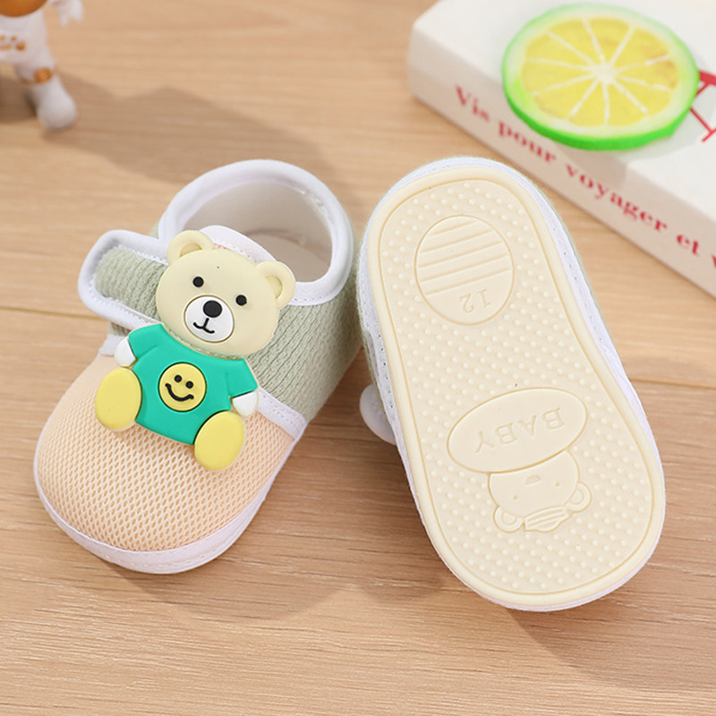 春秋1岁宝宝学步鞋防滑软底婴儿鞋不掉6个月男女新生儿鞋子9个月