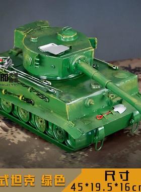 复古摩托车1：6汽车模型金属工艺品铁皮摆件摄影装饰品男生礼物品