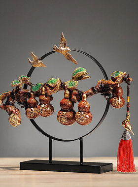 新中式福禄葫芦装饰摆件乔迁礼物