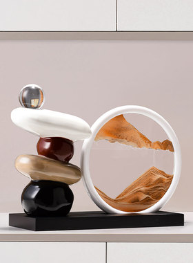 轻奢时来运转流沙画摆件礼物