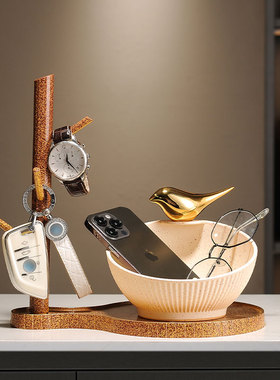 入户进门门口钥匙收纳置物架摆件