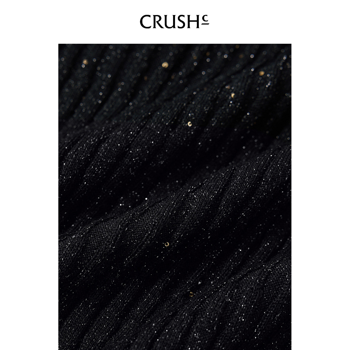 CRUSH Collection2025年早秋新款渐变罗纹高领毛衣慵懒感羊绒衫女,淘宝优惠券,粉丝福利购,淘宝优惠卷