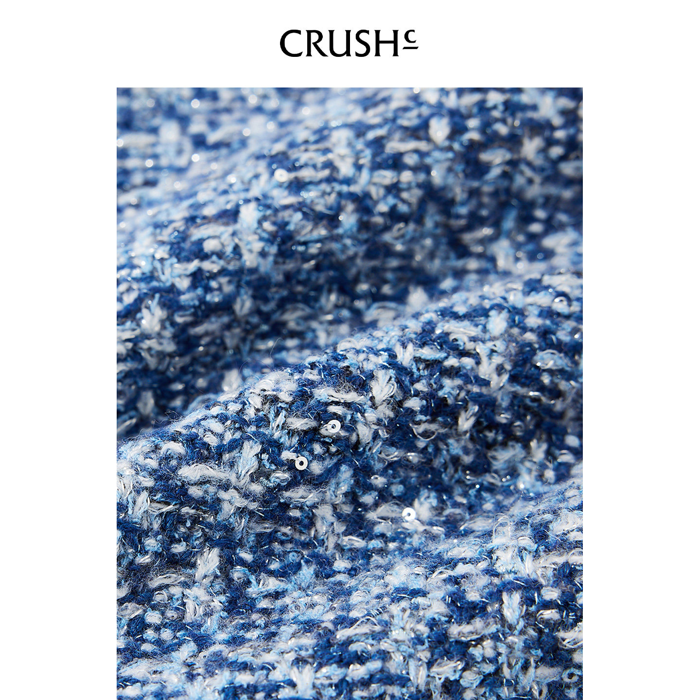 黄梦莹同款CRUSH Collection2025早秋新款多彩珠片花呢小香风马甲,淘宝优惠券,粉丝福利购,淘宝优惠卷