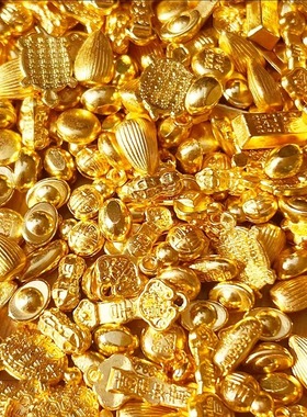 合金吉祥物十全十美聚宝盆摆件