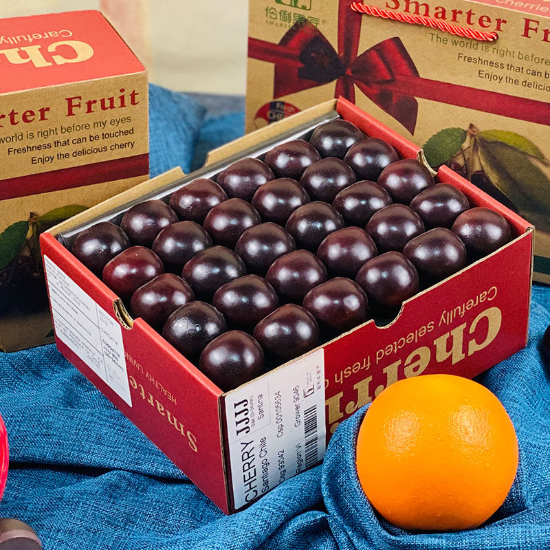 智利黑车厘子2斤4J礼盒装特大果精选桑提娜新鲜水果大樱桃送礼,淘宝优惠券,粉丝福利购,淘宝优惠卷