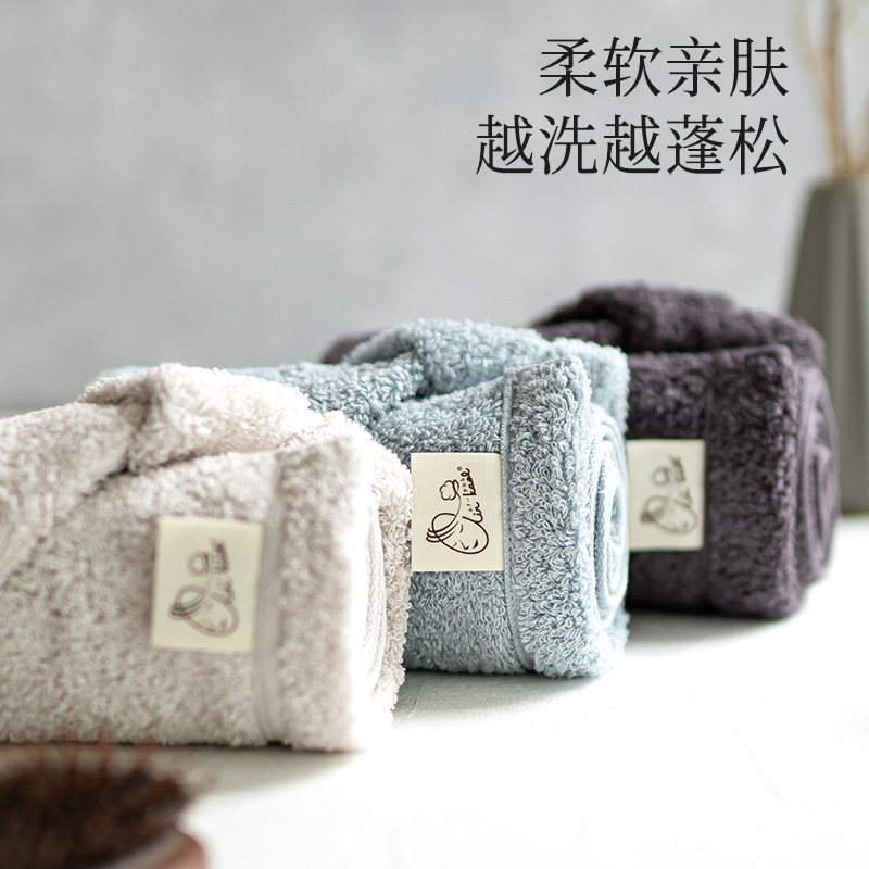 AIR KAOL浅野日本原装进口小毛巾纯全棉儿童洗脸家用吸水擦手方巾 - 图3