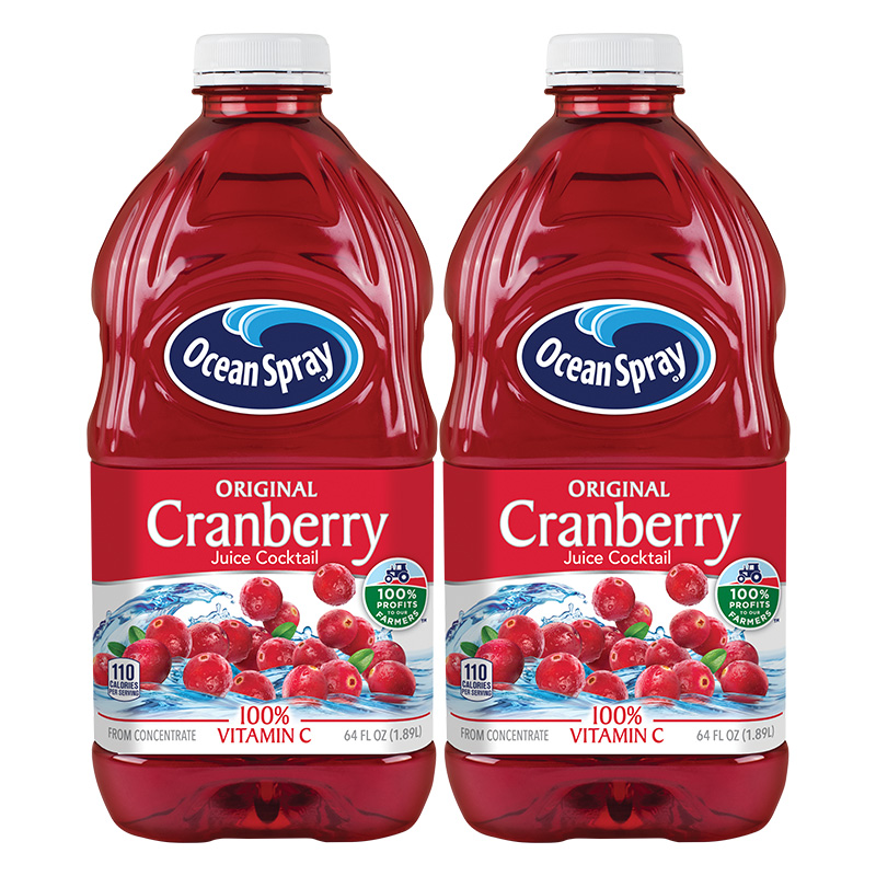 Ocean Spray优鲜沛蔓越莓汁进口果汁节日聚会饮料可调鸡尾酒饮品
